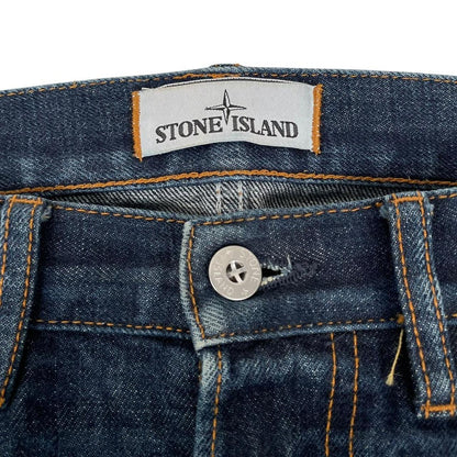 Stone Island AW 2016 Navy Blue Slim Fit Denim Jeans