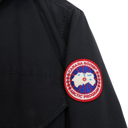 Canada Goose Navy Blue Full Zip Maitland Down Jacket