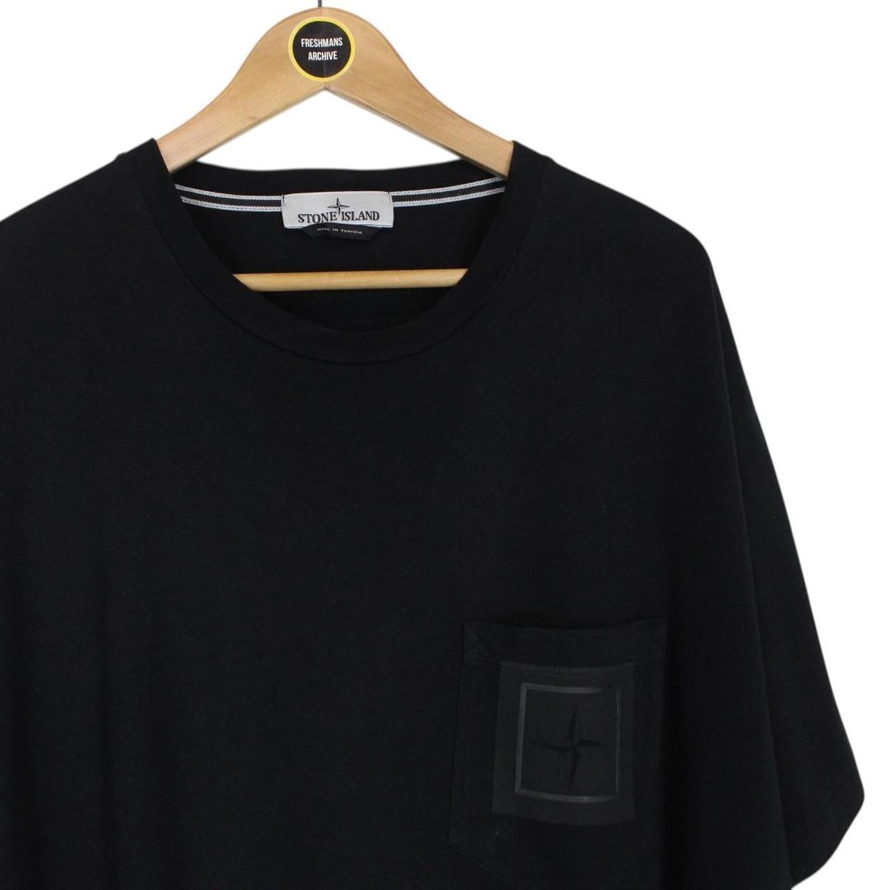 Stone Island AW 2018 Black Short Sleeve Compass T-Shirt