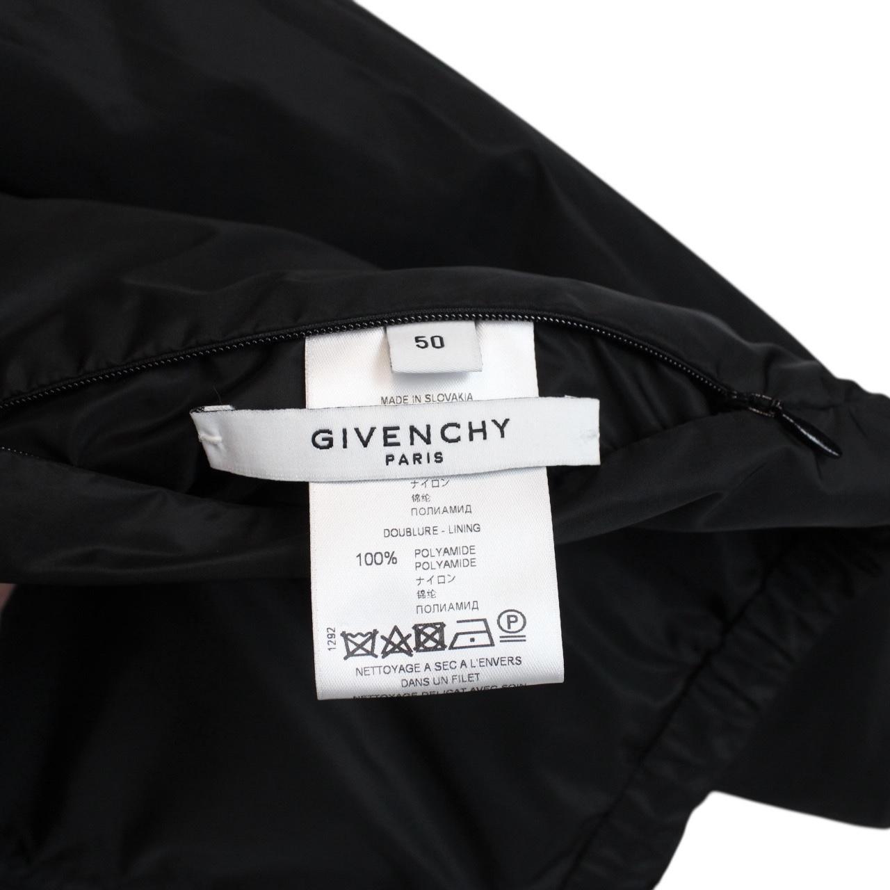 Givenchy Paris Black Reversible 4G Emblem Nylon Windbreaker Jacket