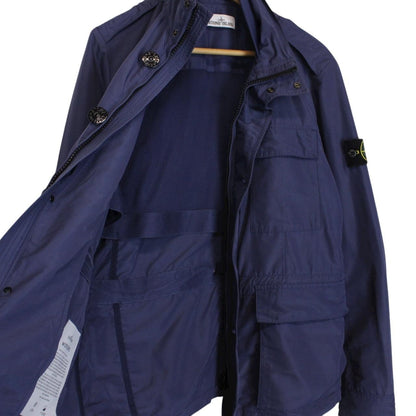Stone Island SS 2014 Navy Blue Micro Reps Nylon Multi Pocket Jacket