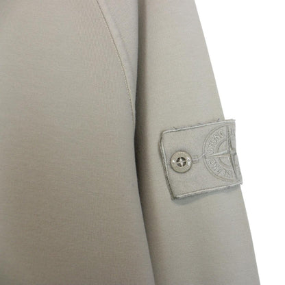 Stone Island Ghost SS 2021 Beige Stretch Cotton Sweatshirt Jumper