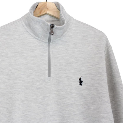Polo Ralph Lauren Grey 1/4 Zip Logo Sweatshirt Jumper