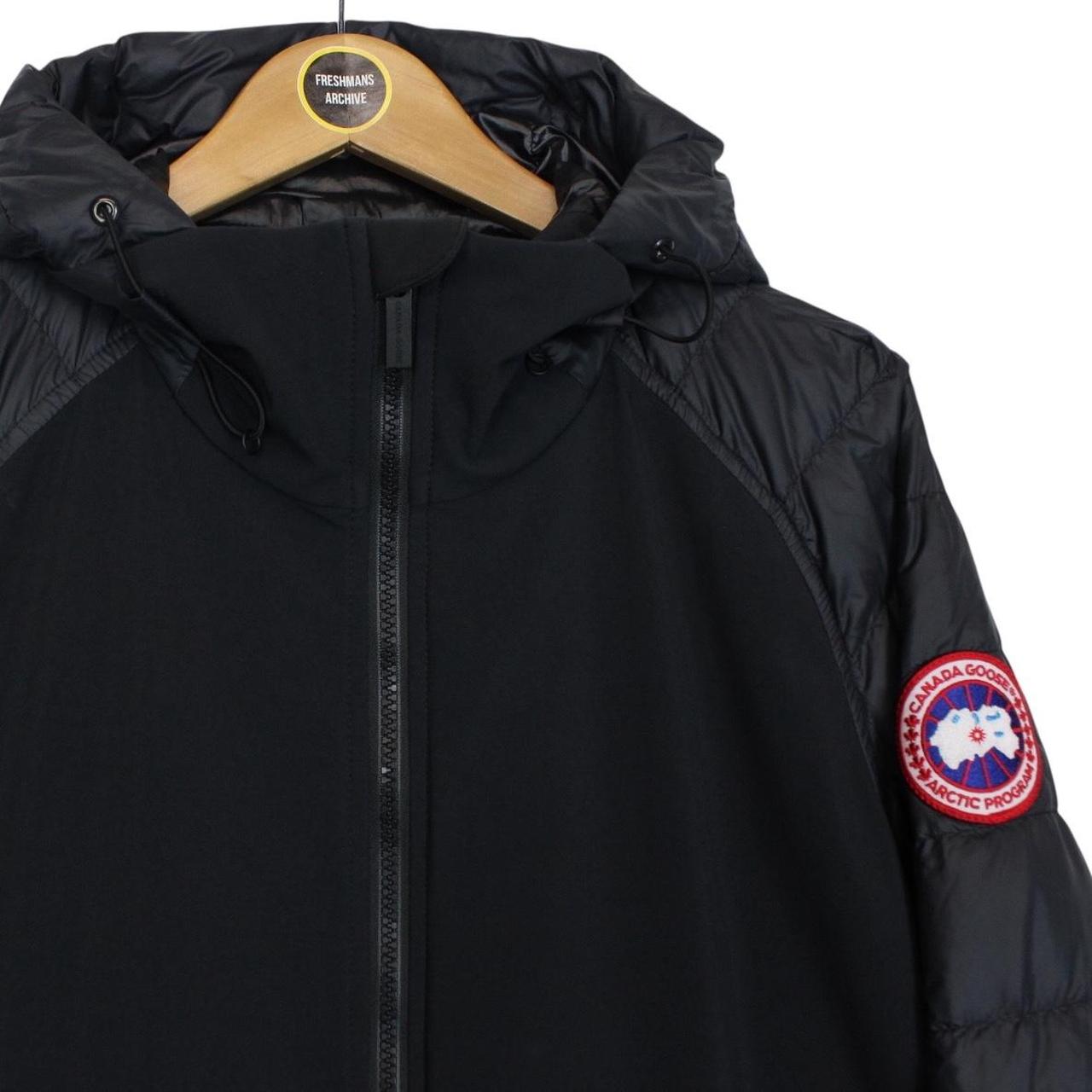Canada Goose Black Hybridge Weyburn Down Hoodie Jacket