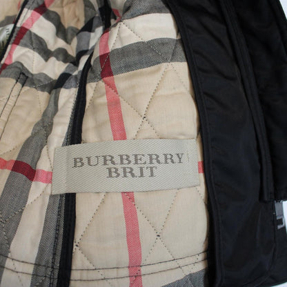 Burberry Brit Black and Beige Nova Check Quilted Jacket