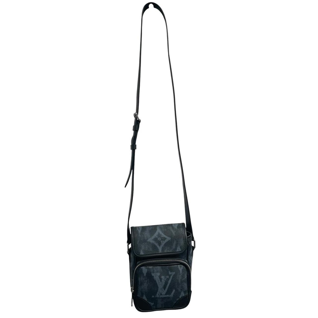 Louis Vuitton LV Monogram Black Canvas Pastel Nano Amazon Messenger Bag