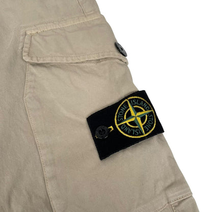 Stone Island AW 2020 Beige RE-T Fit Cargo Trousers