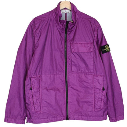 Stone Island SS 2023 Purple Membrana 3L TC Full Zip Jacket