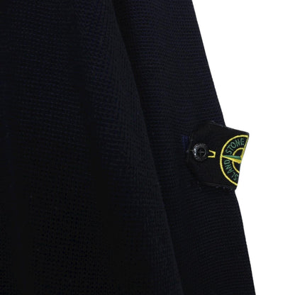 Stone Island SS 2019 Navy Blue Cotton Knit Jumper
