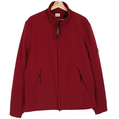 CP Company Red Full Zip Soft Shell Goggle Jacket