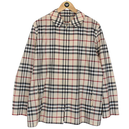 Burberry London Beige Nova Check Full Zip Jacket