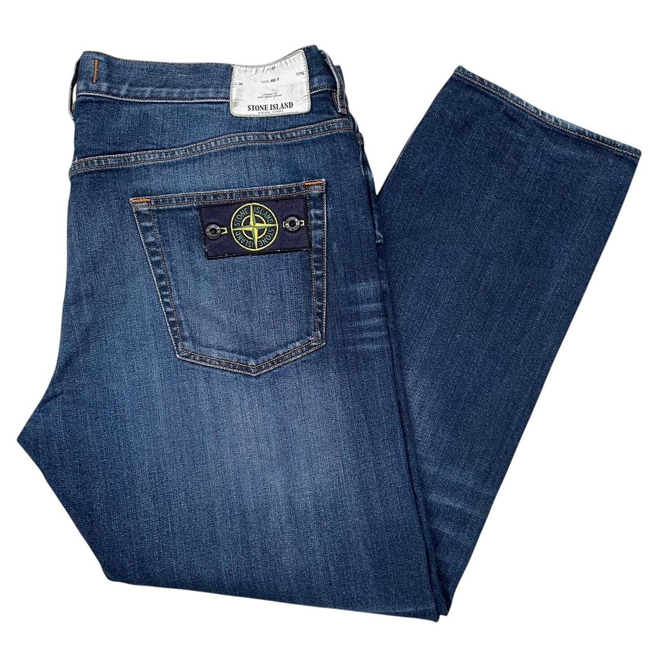 Stone Island AW 2016 Navy Blue RE-T Fit Denim Jeans