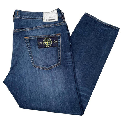 Stone Island AW 2016 Navy Blue RE-T Fit Denim Jeans