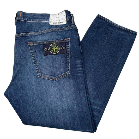 Stone Island AW 2016 Navy Blue RE-T Fit Denim Jeans