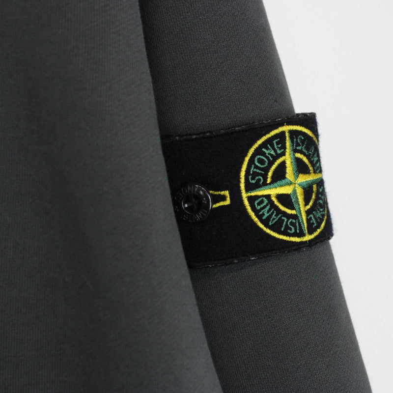 Stone Island Dark Grey Cotton Sweatshirt Jumper