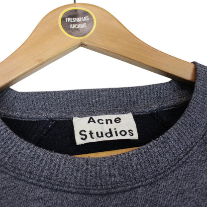 Acne Studios Blue Cotton Sweatshirt Jumper