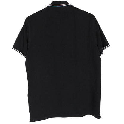 Stone Island Black Short Sleeve Compass Cotton Polo Shirt