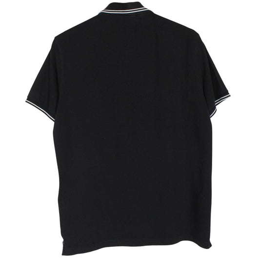 Stone Island Black Short Sleeve Compass Cotton Polo Shirt