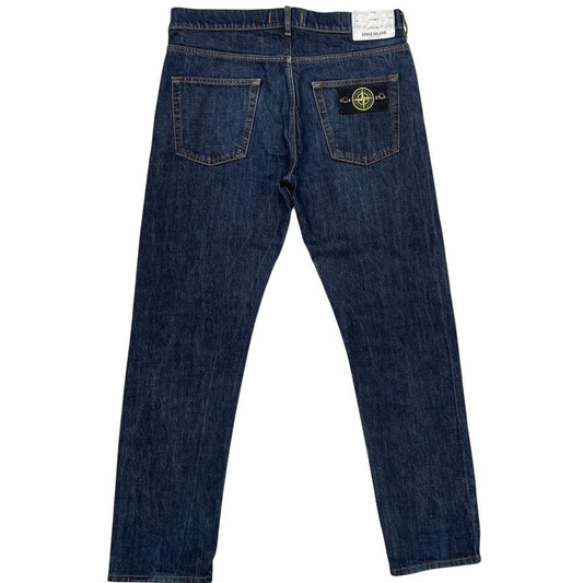 Stone Island AW 2018 Navy Blue RE-T Fit Denim Jeans