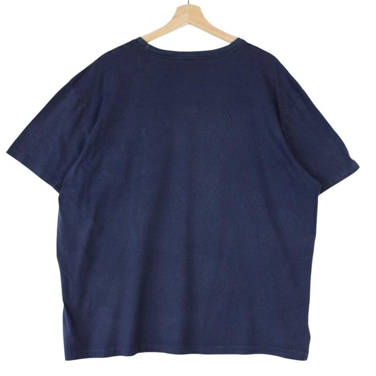 Polo Ralph Lauren navy blue short sleeve cotton t-shirt with chest pocket and logo.