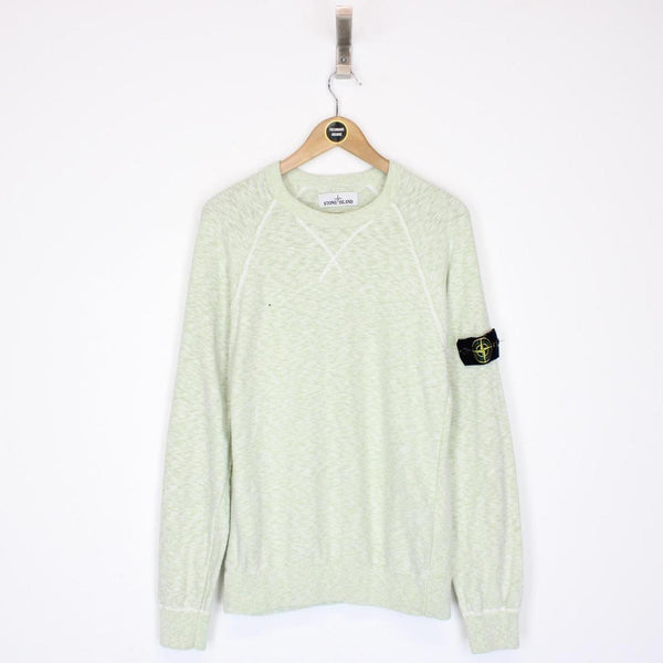 Stone Island SS 2017 Green Cotton Knit Sweatshirt Jumper