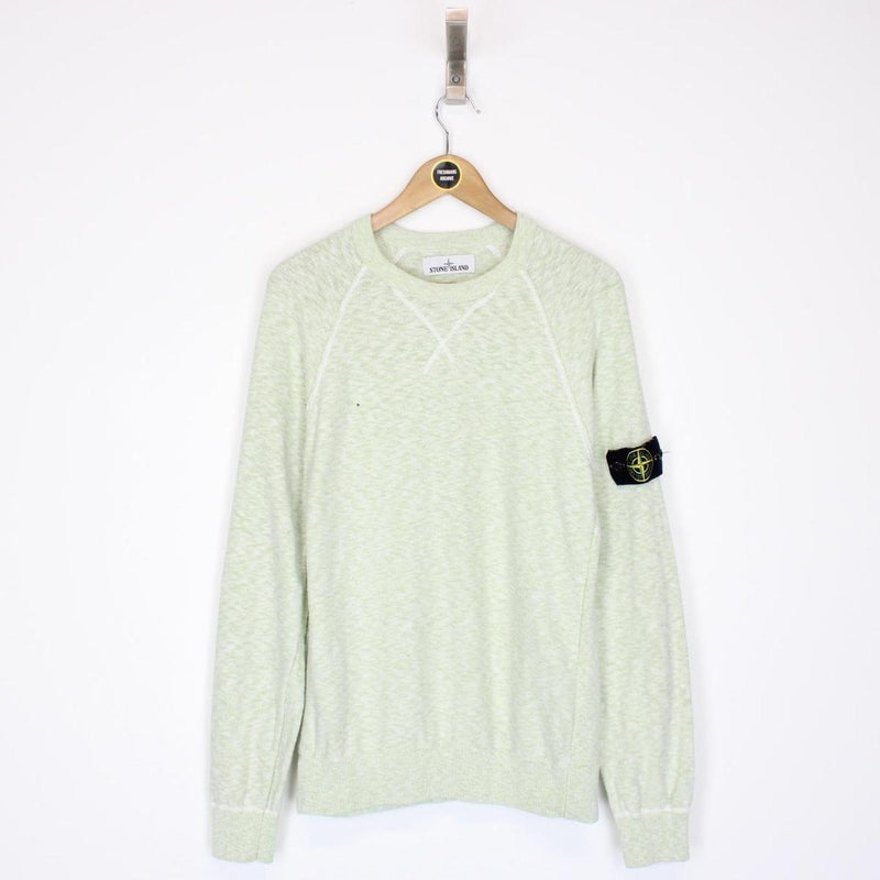 Stone Island SS 2017 Green Cotton Knit Sweatshirt Jumper