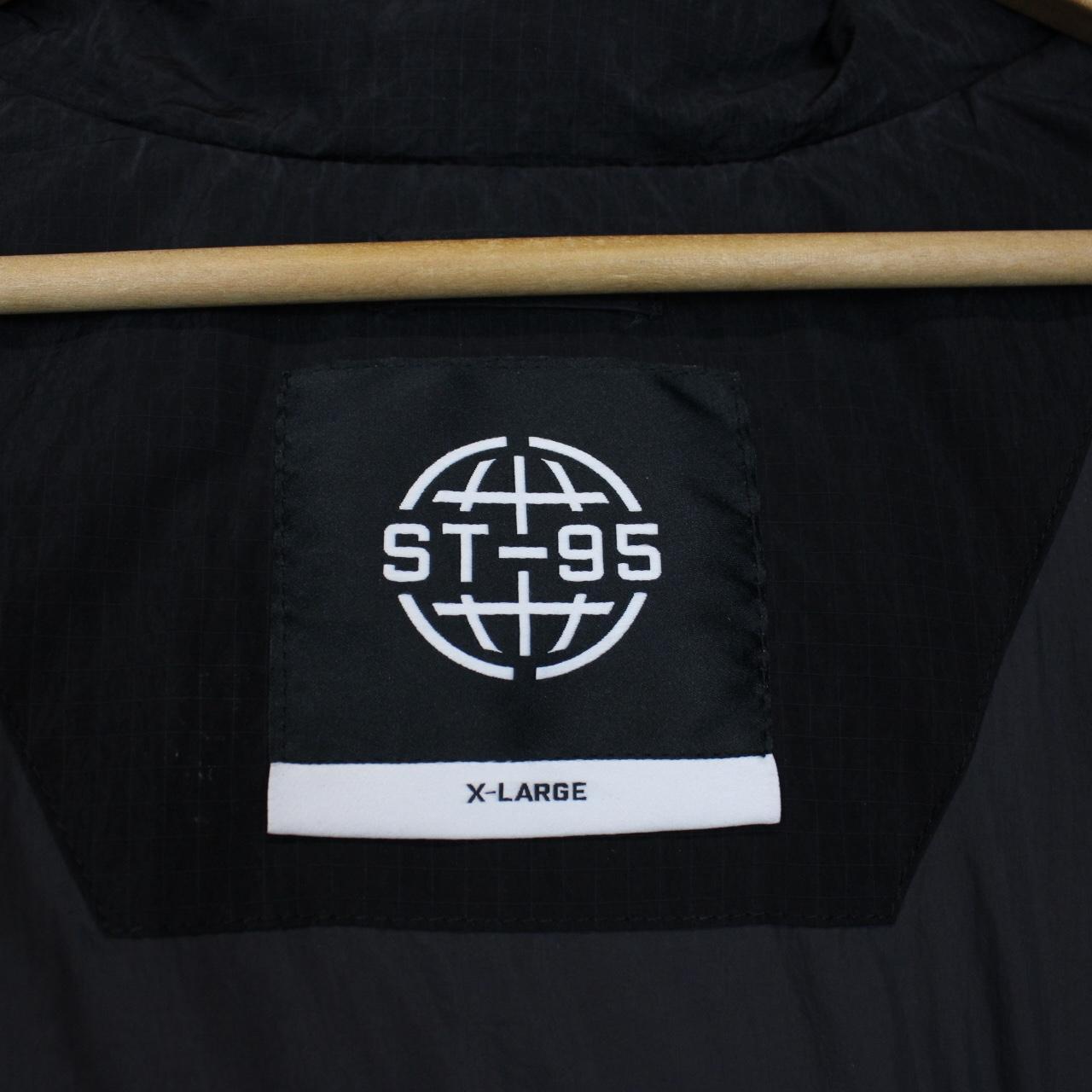 ST95 Black Recycled Nylon Puffer Gilet Vest