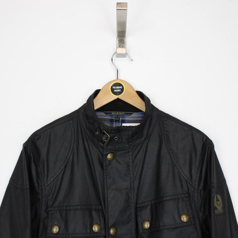 Belstaff Trialmaster Brown Belted Waxed Cotton Jacket