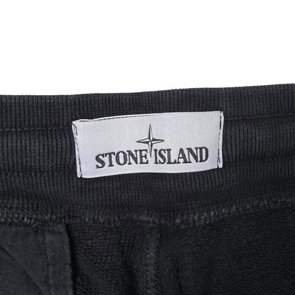 Stone Island Black Cotton Tracksuit Bottoms / Joggers
