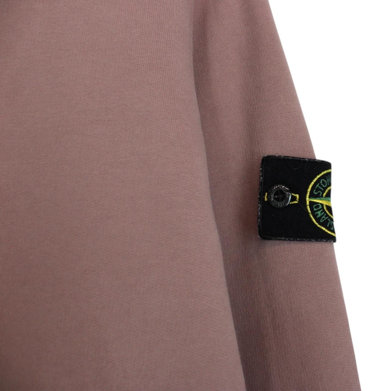 Stone Island AW 2018 Pink Cotton Sweatshirt Jumper