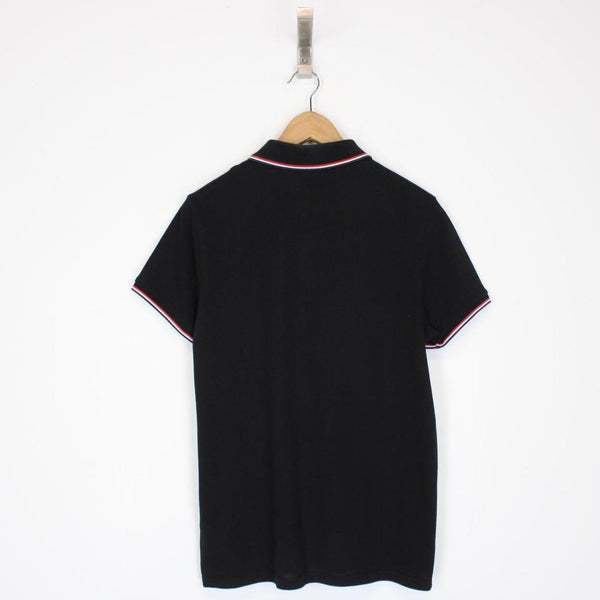 Moncler Maglia Manica Corta Black Short Sleeve Polo Shirt