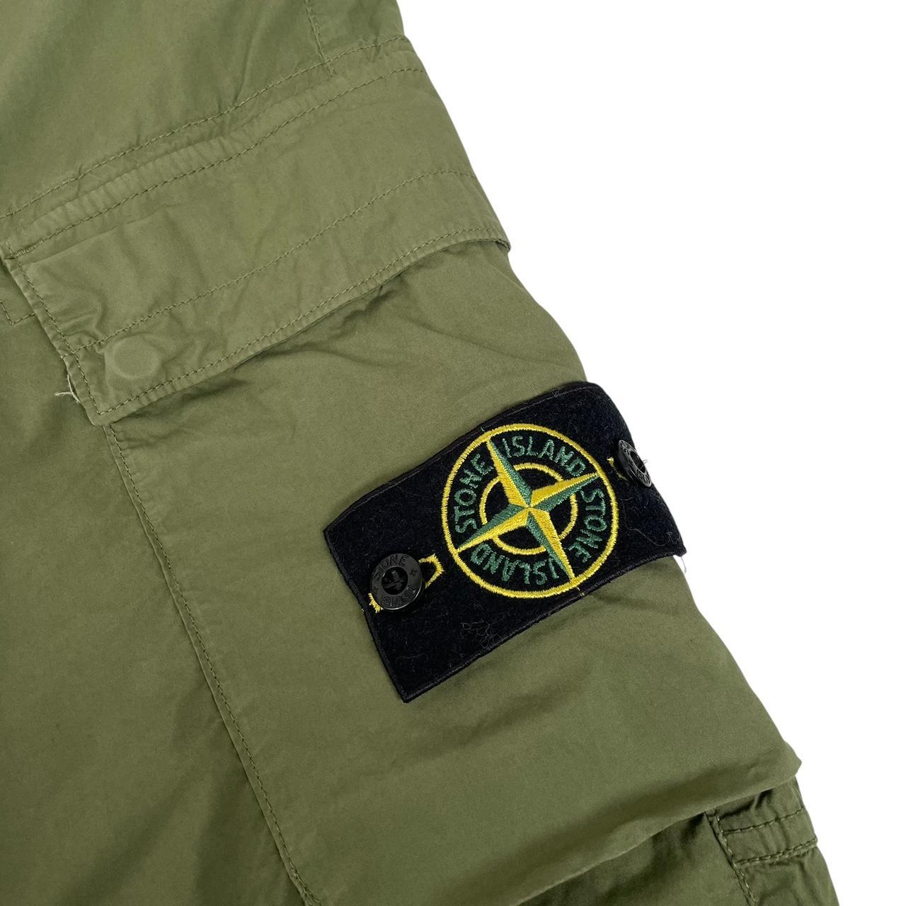 Stone Island SS 2022 Green RE-T Fit Cargo Trousers