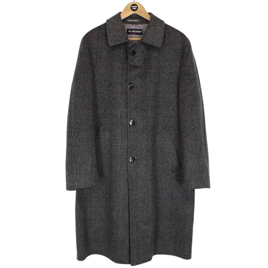Vintage 90s Yves Saint Laurent Grey Virgin Wool Overcoat