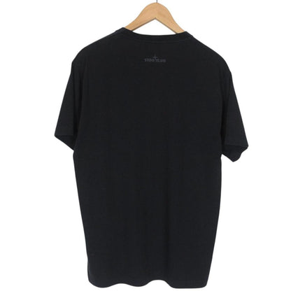 Stone Island AW 2022 Black Short Sleeve Logo Print T-Shirt