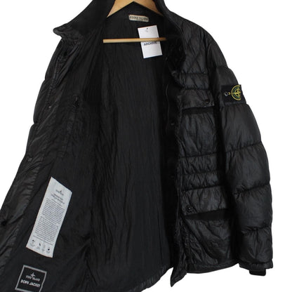 Stone Island AW 2011 Black Garment Dyed Down 26 GR x SQM_N Puffer Jacket