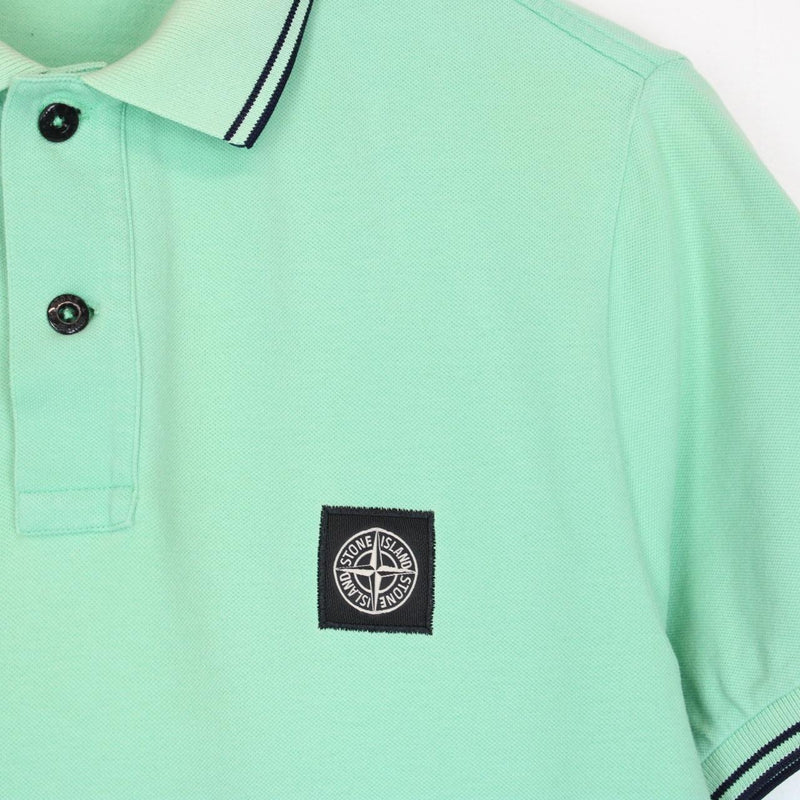 Stone Island Green Short Sleeve Compass Polo Shirt