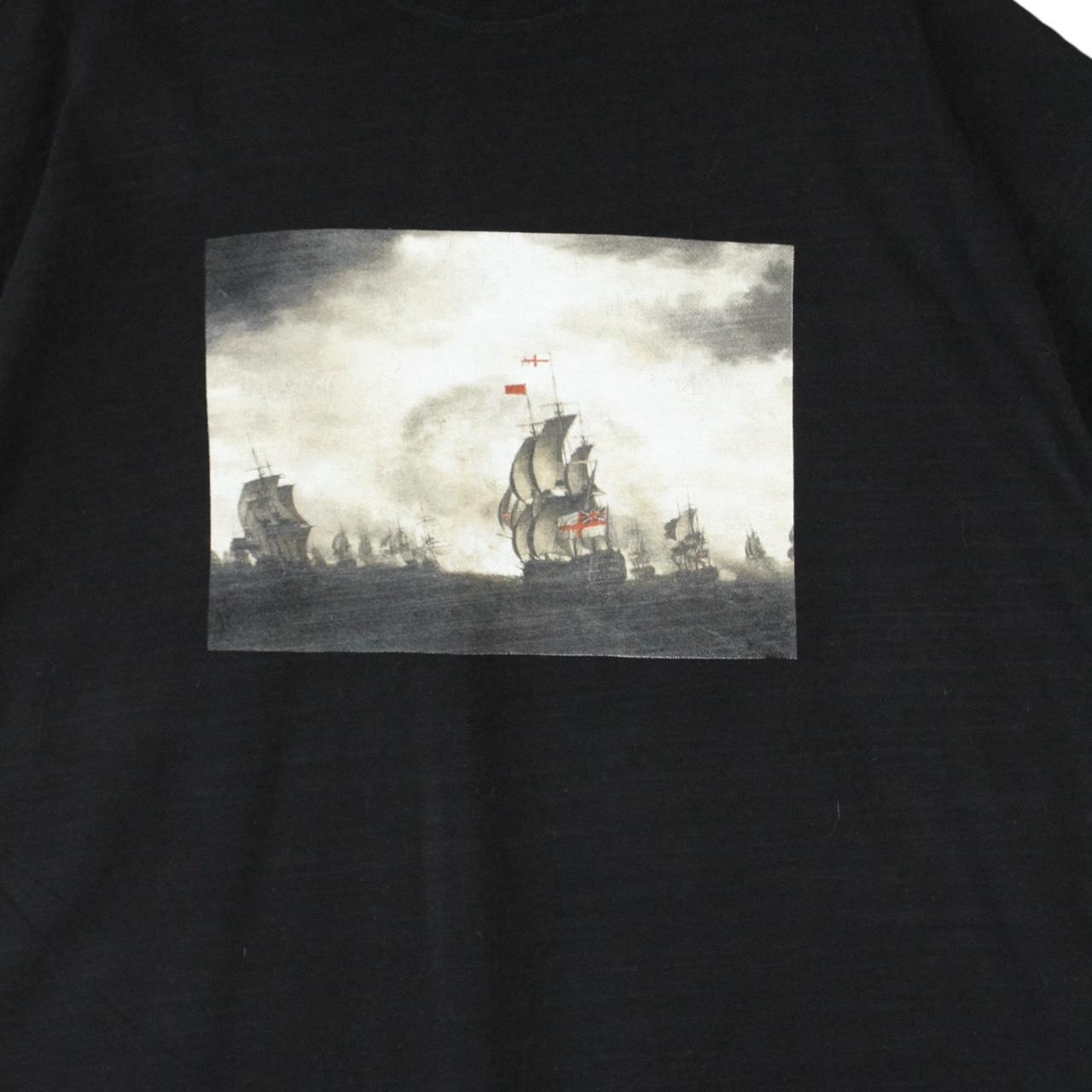 Represent black short sleeve cotton t-shirt with pocket and oversized fit.