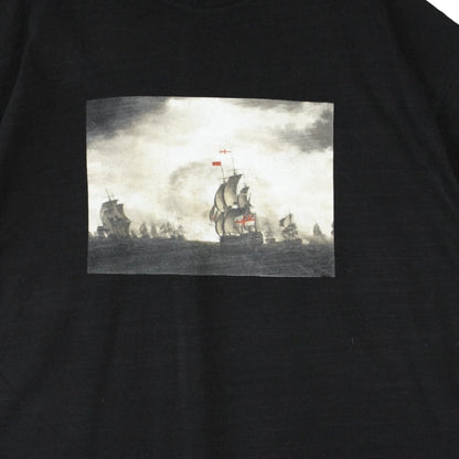 Represent black short sleeve cotton t-shirt with pocket and oversized fit.