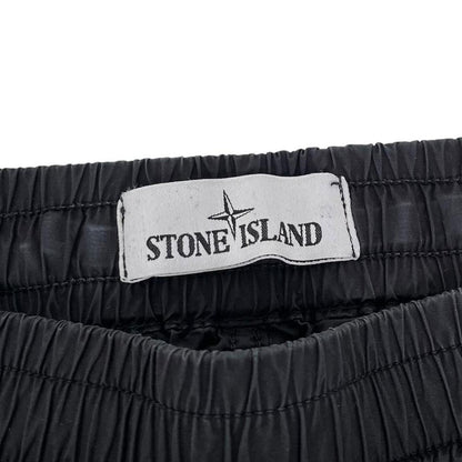Stone Island SS 2021 Black RE-T Fit Cargo Trousers