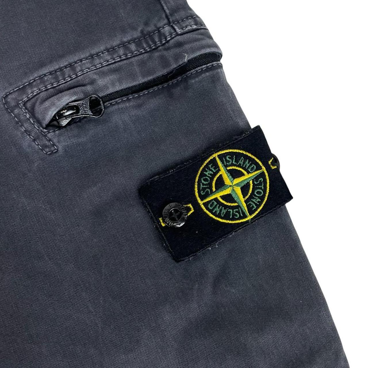 Stone Island AW 2020 Black Skinny Fit Cargo Trousers