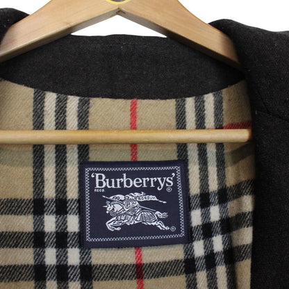 Vintage 90s Burberry Brown Cashmere Wool Blend Coat