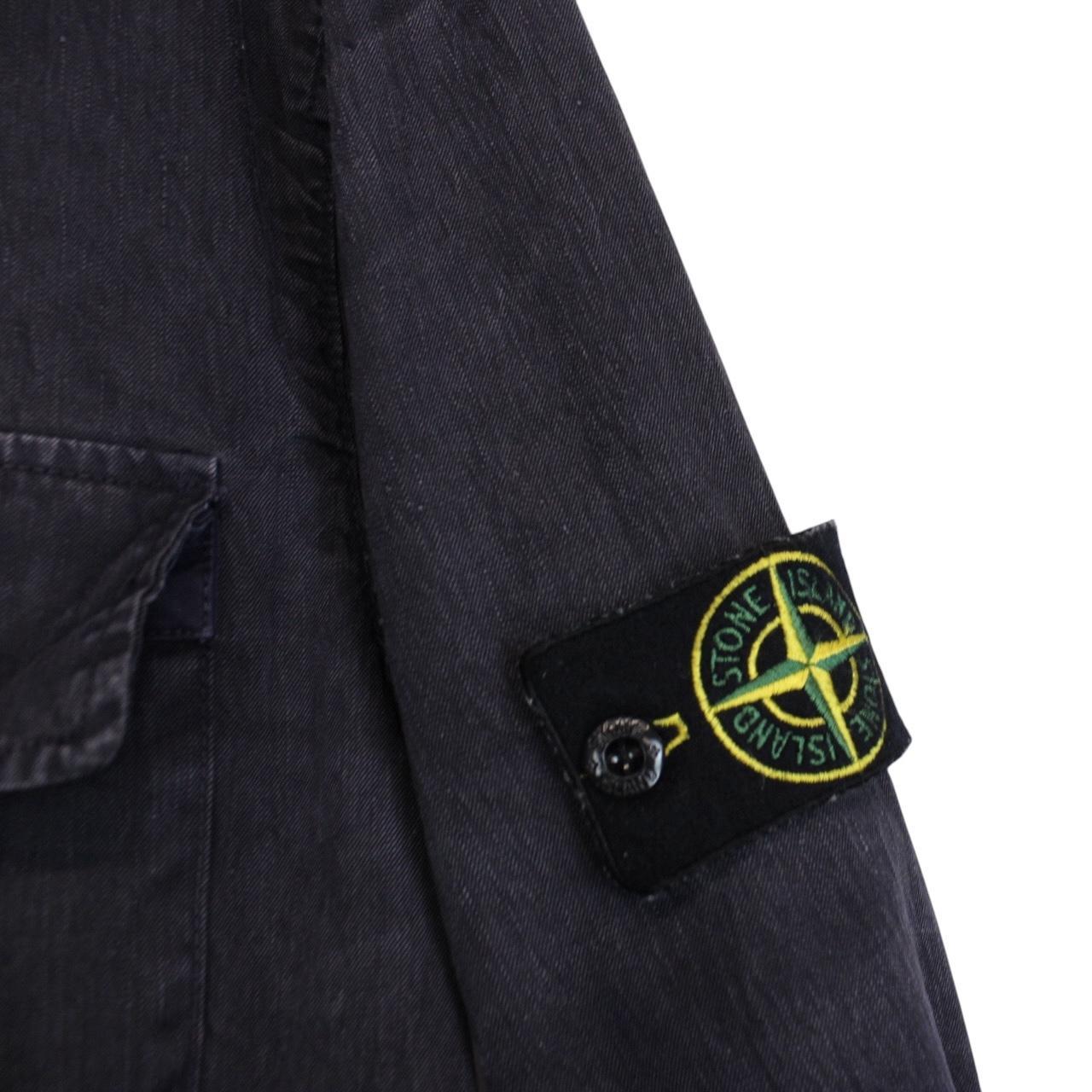 Vintage Stone Island SS 2005 Navy Blue Full Zip Denim Jacket