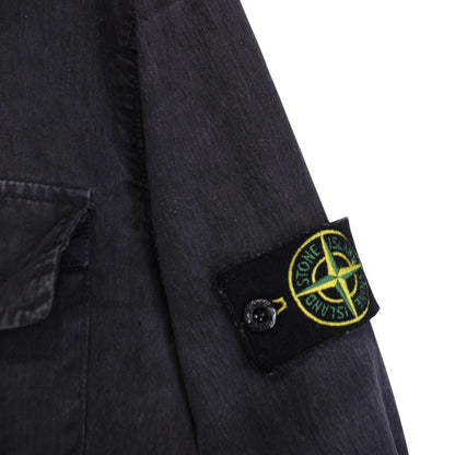 Vintage Stone Island SS 2005 Navy Blue Full Zip Denim Jacket
