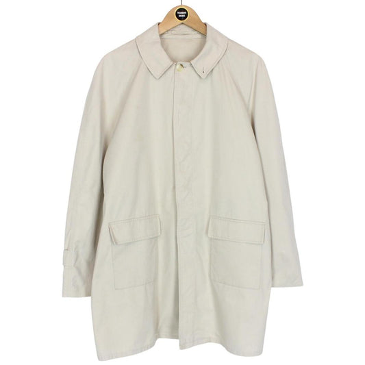 Vintage 80s Burberry Beige Cotton Coat
