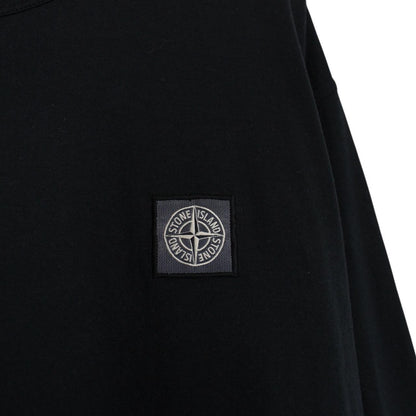 Stone Island SS 2018 Black Long Sleeve Compass T-Shirt