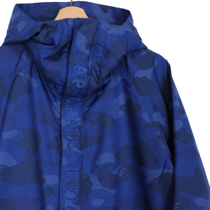 Bape Blue Camo Full Zip Hooded Jacket