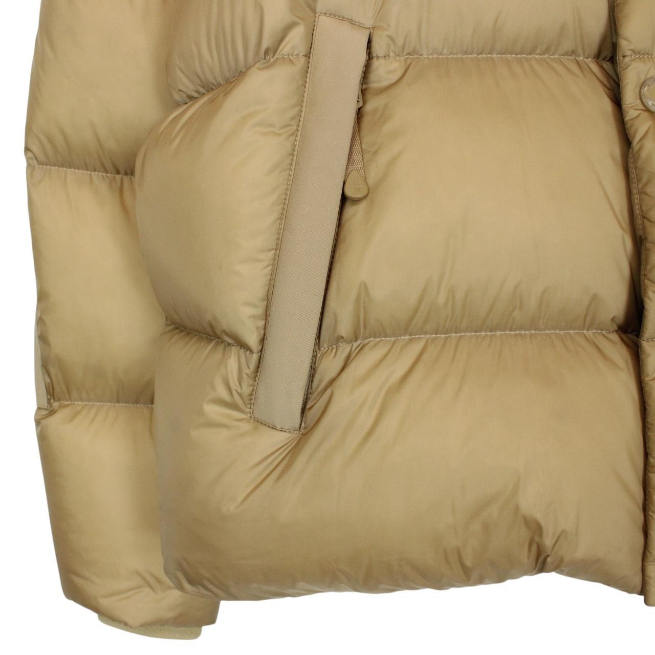 Burberry Warm Honey ‘Leeds’ Detachable Sleeve Hooded Down Jacket