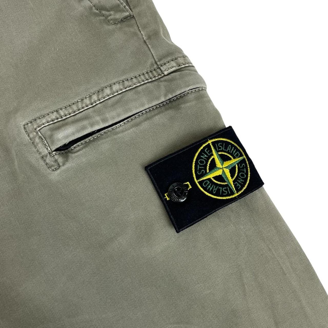 Stone Island AW 2019 Green Skinny Fit Cargo Trousers