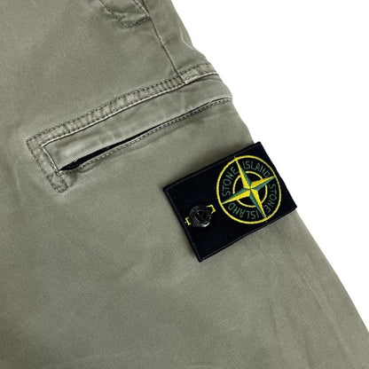 Stone Island AW 2019 Green Skinny Fit Cargo Trousers