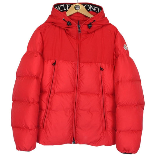 Moncler Montclar Red Full Zip Hooded Down Jacket